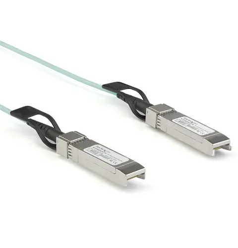StarTech.com Dell EMC AOC-SFP-10G-5M Compatible 5m/16.4ft 10G SFP+ to SFP+ AOC Cable - 10GbE SFP+ Active Optical Fiber - 10Gbps SFP Plus/Mini GBIC/Transceiver Module Cable - ~Dell EMC AOC-SFP-10G-5M Compatible 5m/16.4ft 10G SFP+ to SFP+ AOC Cable - 10GbE SFP+ Active Optical Fiber - 10Gbps SFP Plus/Mini GBIC/Transceiver Module Cable -