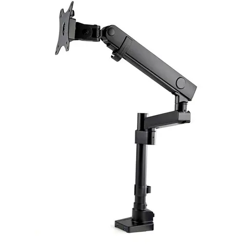 StarTech.com Desk Mount Monitor Arm with 2x USB 3.0 Ports, Full Motion Single Monitor Mount, up to 34" (17.6lb/8kg) VESA Display, Clamp/Grommet Mount, Mechanical Spring