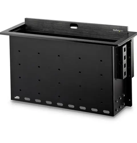 StarTech.com Dual-Module Conference Table Connectivity Box with Cable Organizer