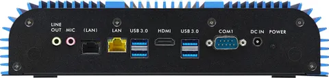 Shuttle Box-PC Industrial System BPCWL02-i5WA Intel® Core™ i5 i5-8365UE 8 GB DDR4-SDRAM 250 GB SSD Windows 10 IoT Enterprise Mini PC Black, Blue