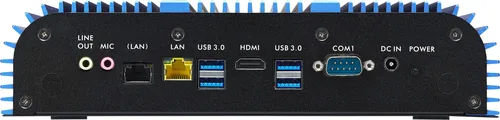 Shuttle Box-PC Industrial System BPCWL02-i5WA Intel® Core™ i5 i5-8365UE 8 GB DDR4-SDRAM 250 GB SSD Windows 10 IoT Enterprise Mini PC Black, Blue