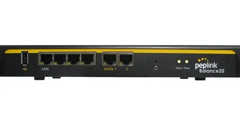 Peplink Balance 20 wired router Gigabit Ethernet Black