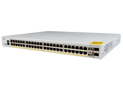 Cisco Catalyst 1000-48T-4X-L Network Switch, 48 Gigabit Ethernet (GbE) Ports, four 10 G SFP+ Uplink Ports, Enhanced Limited Lifetime Warranty (C1000-48T-4X-L)