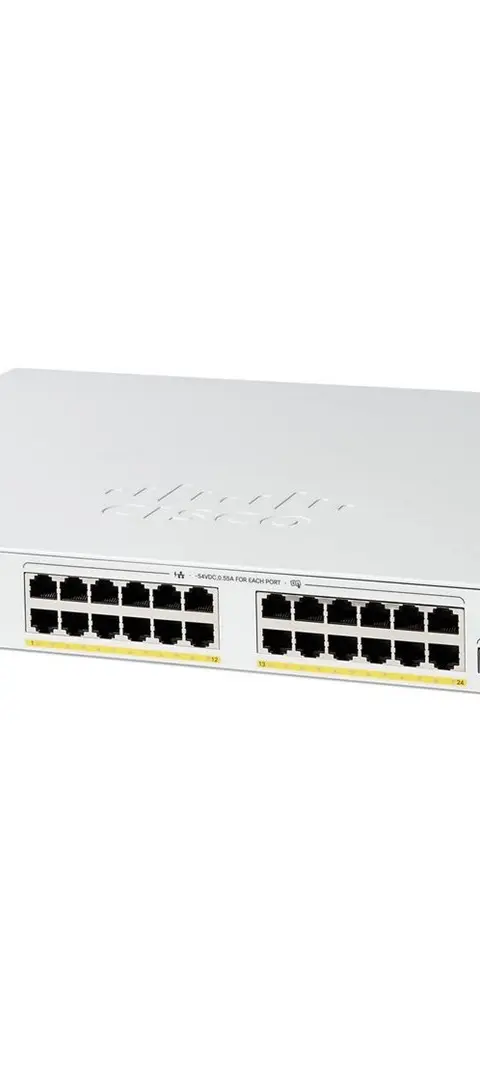 Cisco Catalyst 1200-24FP-4G Smart Switch, 24 Port GE, Full PoE, 4x1GE SFP, Limited Lifetime Protection (C1200-24FP-4G)