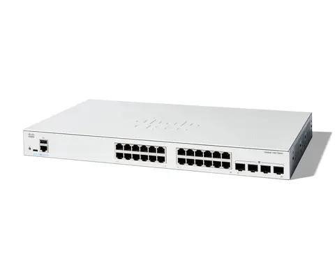 Cisco Catalyst 1200-24T-4G Smart Switch, 24 Port GE, 4x1GE SFP, Limited Lifetime Protection (C1200-24T-4G)