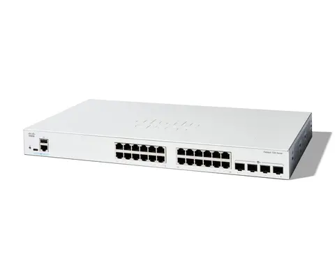 Cisco Catalyst 1200-24T-4X Smart Switch, 24 Port GE, 4x10GE SFP+, Limited Lifetime Protection (C1200-24T-4X)