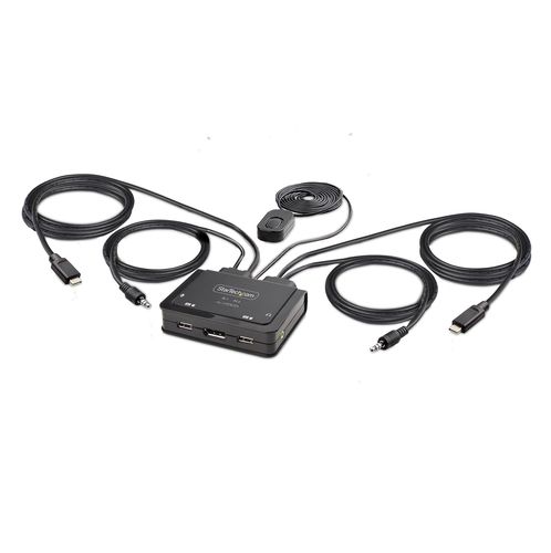 StarTech.com 2-Port USB-C Cable KVM Switch