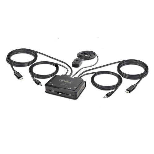 StarTech.com 2-Port USB-C Cable KVM Switch