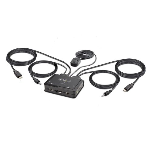 StarTech.com 2-Port USB-C Cable KVM Switch