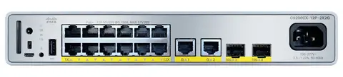 Cisco C9200CX-12P-2X2G-E network switch Managed Gigabit Ethernet (10/100/1000) Power over Ethernet (PoE)