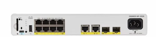 Cisco Catalyst C9200CX-8P-2X2G-A network switch Managed L2/L3 Gigabit Ethernet (10/100/1000) Power over Ethernet (PoE) Grey