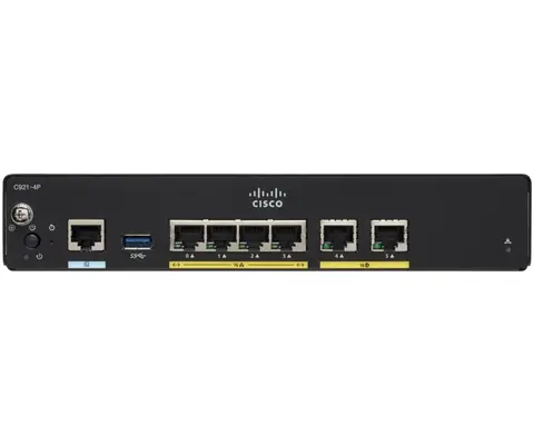 Cisco C927-4P wired router Gigabit Ethernet Black