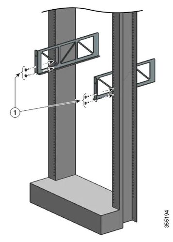 Cisco C9407-SHELF-KIT= mounting kit Steel