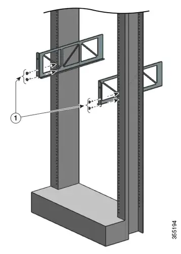 Cisco C9407-SHELF-KIT= mounting kit Steel