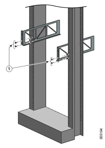Cisco C9407-SHELF-KIT= mounting kit Steel