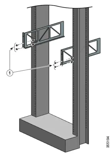 Cisco C9407-SHELF-KIT= mounting kit Steel