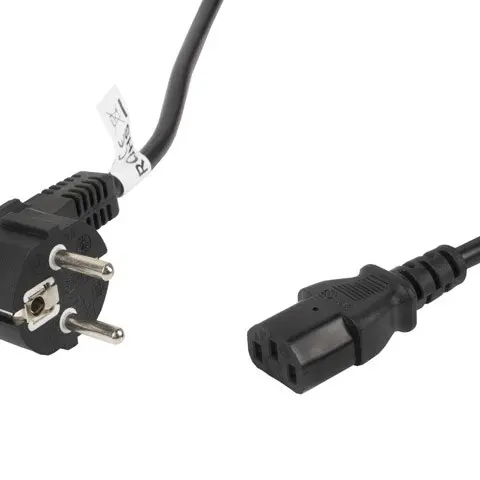 Lanberg CA-C13C-11CC-0100-BK power cable Black 10 m C13 coupler CEE7/7