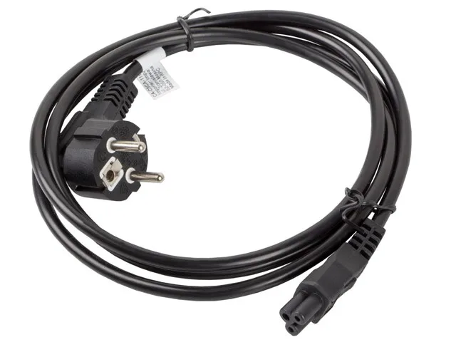 Lanberg CA-C5CA-11CC-0018-BK power cable Black 1.8 m CEE7/7 C5 coupler