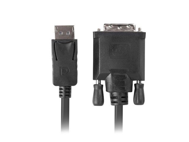 Lanberg CA-DPDV-10CU-0030-BK video cable adapter 3 m DisplayPort DVI-D Black