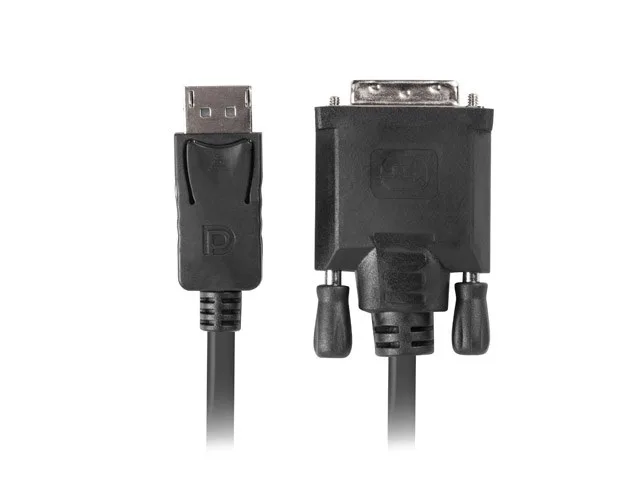 Lanberg CA-DPDV-10CU-0030-BK video cable adapter 3 m DisplayPort DVI-D Black