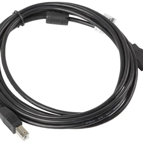 Lanberg CA-USBA-11CC-0030-BK USB cable USB 2.0 3 m USB B 0.48 Gbit/s Black