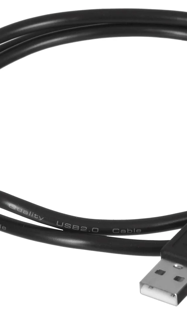 Lanberg CA-USBA-20CU-0010-BK USB cable USB 2.0 1 m 0.48 Gbit/s Black