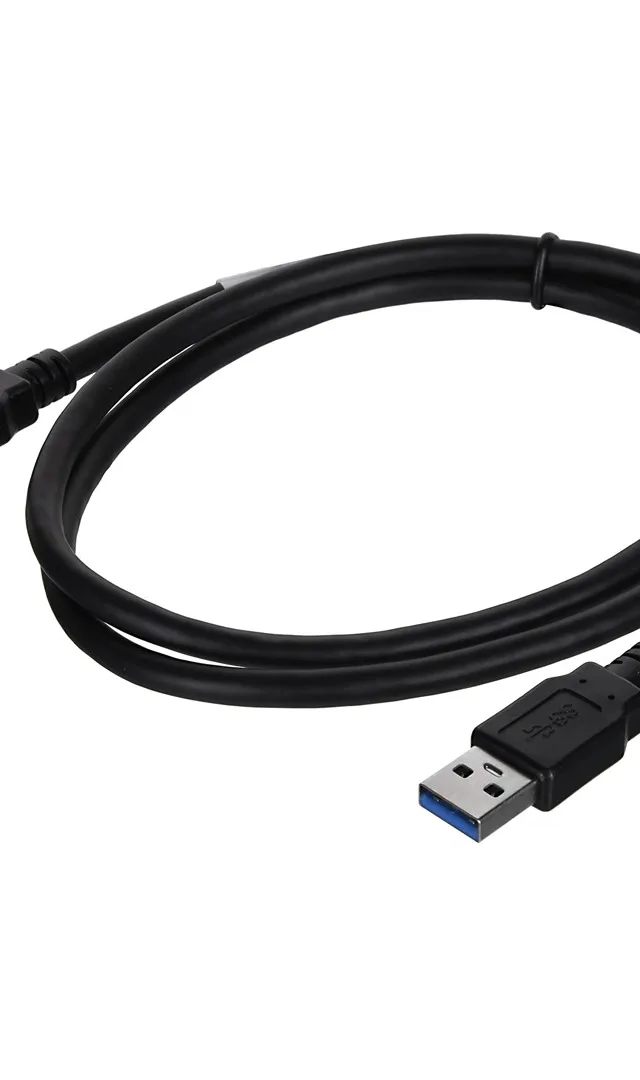 Lanberg CA-USBA-30CU-0010-BK USB cable USB 3.2 Gen 1 (3.1 Gen 1) 1 m 5 Gbit/s Black