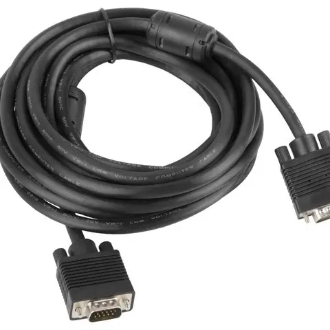 Lanberg CA-VGAC-10CC-0050-B VGA cable 5 m VGA (D-Sub) Black