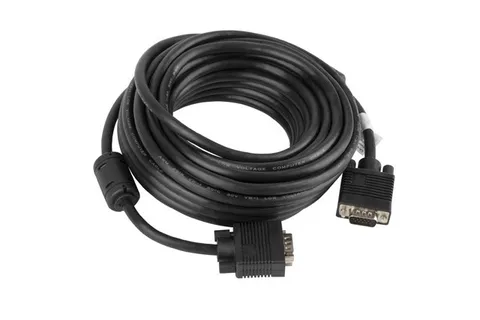 Lanberg CA-VGAC-10CC-0100-B VGA cable 10 m VGA (D-Sub) Black