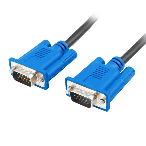 Lanberg CA-VGAC-10CU-0018-BK VGA cable 1.8 m VGA (D-Sub) Black, Blue