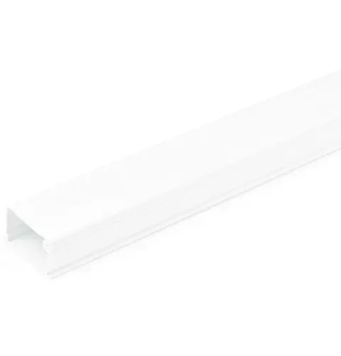StarTech.com Solid Cable Management Raceway with Adhesive Tape & Cover, 1-1/8"(32mm)W x 3/4"(20mm)H - 6ft(1.8m) length, PVC Network/Power Cord Hider Kit - Wall Wire Duct System, UL Listed