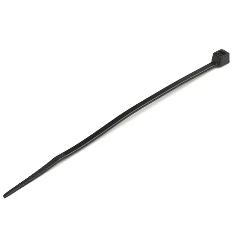 StarTech.com 4"(10cm) Cable Ties - 1/16"(2mm) wide, 7/8"(22mm) Bundle Diameter, 18lb(8kg) Tensile Strength, Nylon Self Locking Zip Ties with Curved Tip - 94V-2/UL Listed, 100 Pack - Black