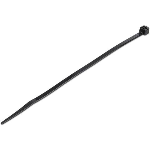 StarTech.com 1000-Pack 6"(15cm) Cable Ties - 1/8"(3.6mm) wide, 1-3/8"(39mm) Bundle Diameter, 40lb(18kg) Tensile Strength, Nylon Self Locking Zip Ties with Curved Tip, UL Listed, Black - TAA