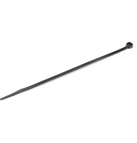 StarTech.com 8"(20cm) Cable Ties - 1/8"(4mm) wide, 2-1/8"(55mm) Bundle Diameter, 50lb(22kg) Tensile Strength, Nylon Self Locking Zip Ties w/ Curved Tip - 94V-2/UL Listed, 1000 Pack - Black