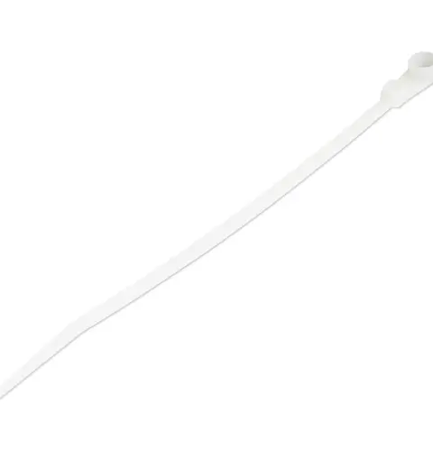 StarTech.com 6"(15cm) Cable Ties with Mounting Hole - 1/8"(3mm) wide, 1-1/2"(40mm) Bundle Dia. 40lb(18kg) Tensile Strength, Nylon 66 Self Locking Ties w/Screw Hole, UL Listed, 100 Pack
