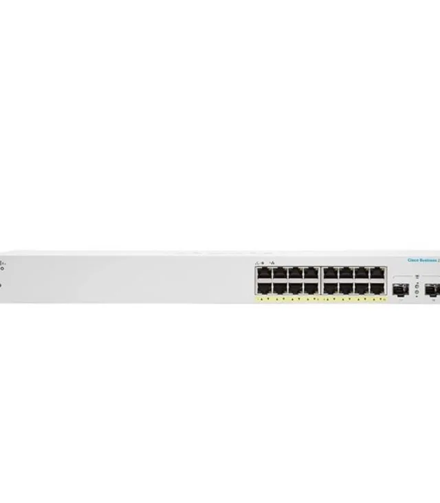 Cisco CBS220-16P-2G Managed L2 Gigabit Ethernet (10/100/1000) Power over Ethernet (PoE) White