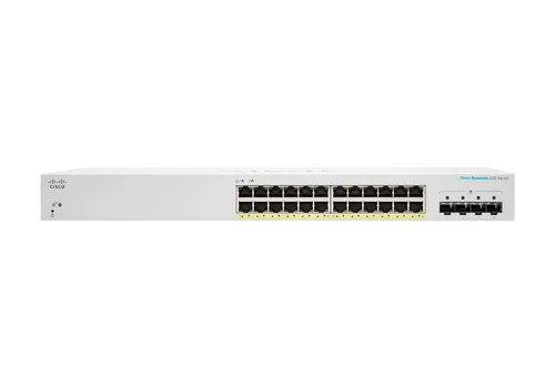 Cisco CBS220-24FP-4X Smart Switch 24-Port GE Full PoE 4x10G SFP