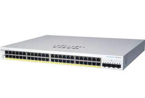 Cisco CBS220-24P-4X 24-Port GE PoE Smart Switch