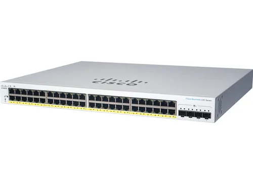 Cisco CBS220-24P-4X 24-Port GE PoE Smart Switch