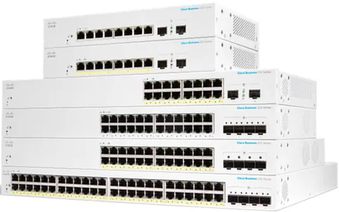 Cisco CBS220-48FP-4X-EU network switch Managed L2 Gigabit Ethernet (10/100/1000) Power over Ethernet (PoE) White