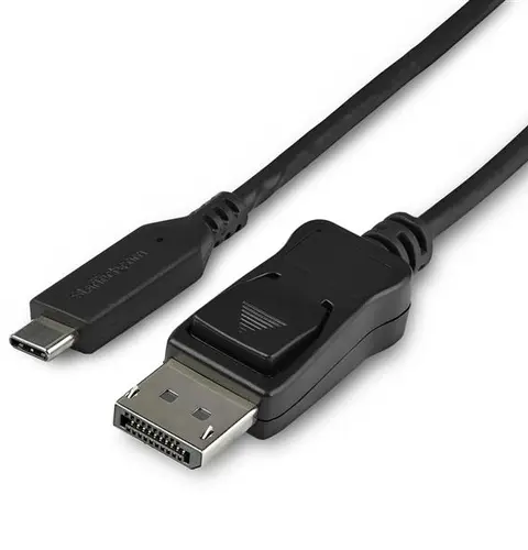 StarTech.com 3.3ft/1m USB C to DisplayPort 1.4 Cable - 8K/5K/4K USB Type-C to DP 1.4 Alt Mode Video Adapter Converter - HBR3/HDR/DSC - 8K 60Hz DP Monitor Cable - USB-C/Thunderbolt 3