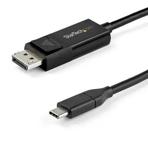 StarTech.com 6ft (2m) USB C to DisplayPort 1.4 Cable 8K 60Hz/4K - Bidirectional DP to USB-C or USB-C to DP Reversible Video Adapter Cable -HBR3/HDR/DSC - USB Type C/TB3 Monitor Cable (CDP2DP142MBD)