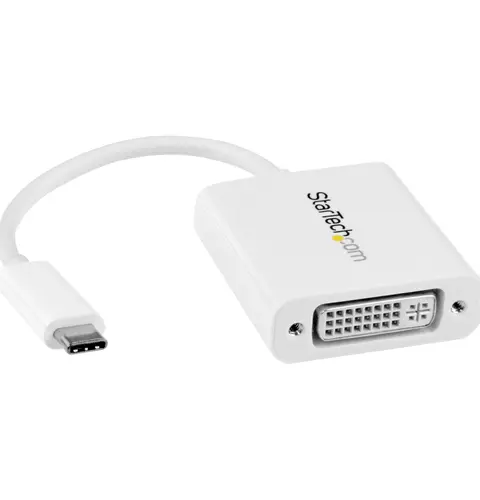 StarTech.com USB-C to DVI Adapter - White