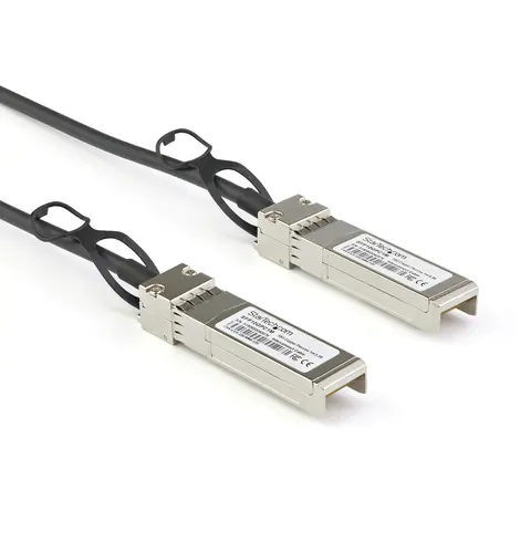StarTech.com Dell EMC DAC-SFP-10G-1M Compatible 1m 10G SFP+ to SFP+ Direct Attach Cable Twinax - 10GbE SFP+ Copper DAC 10 Gbps Low Power Passive Mini GBIC/Transceiver Module DAC