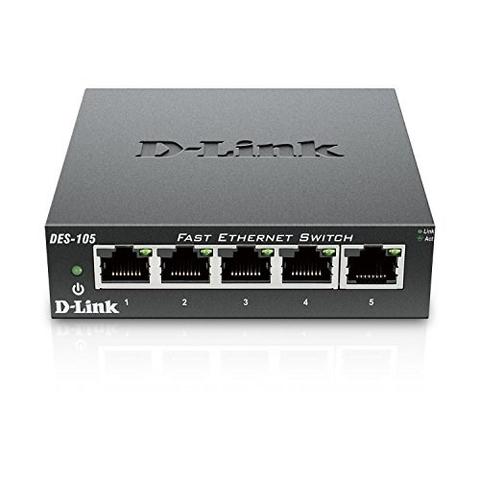 D-Link DES-105 Unmanaged L2 Black