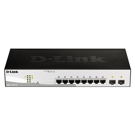 D-Link DGS-1210-10 Managed L2 Gigabit Ethernet (10/100/1000) 1U Black, Grey