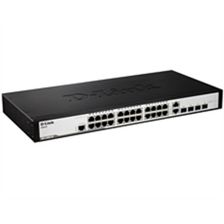 D-Link DGS-1210-28 Managed L2/L2+ 1U Black