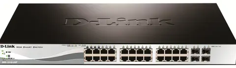 D-Link DGS-1210-28P Managed L2 Gigabit Ethernet (10/100/1000) Power over Ethernet (PoE) 1U