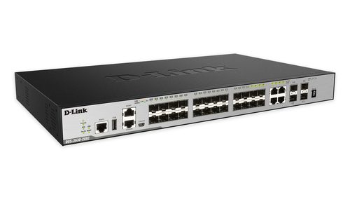 D-Link DGS-3630-28SC network switch Managed L3 1U Black