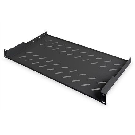 Shelf for fixed installation in 483 mm (19") cabinets